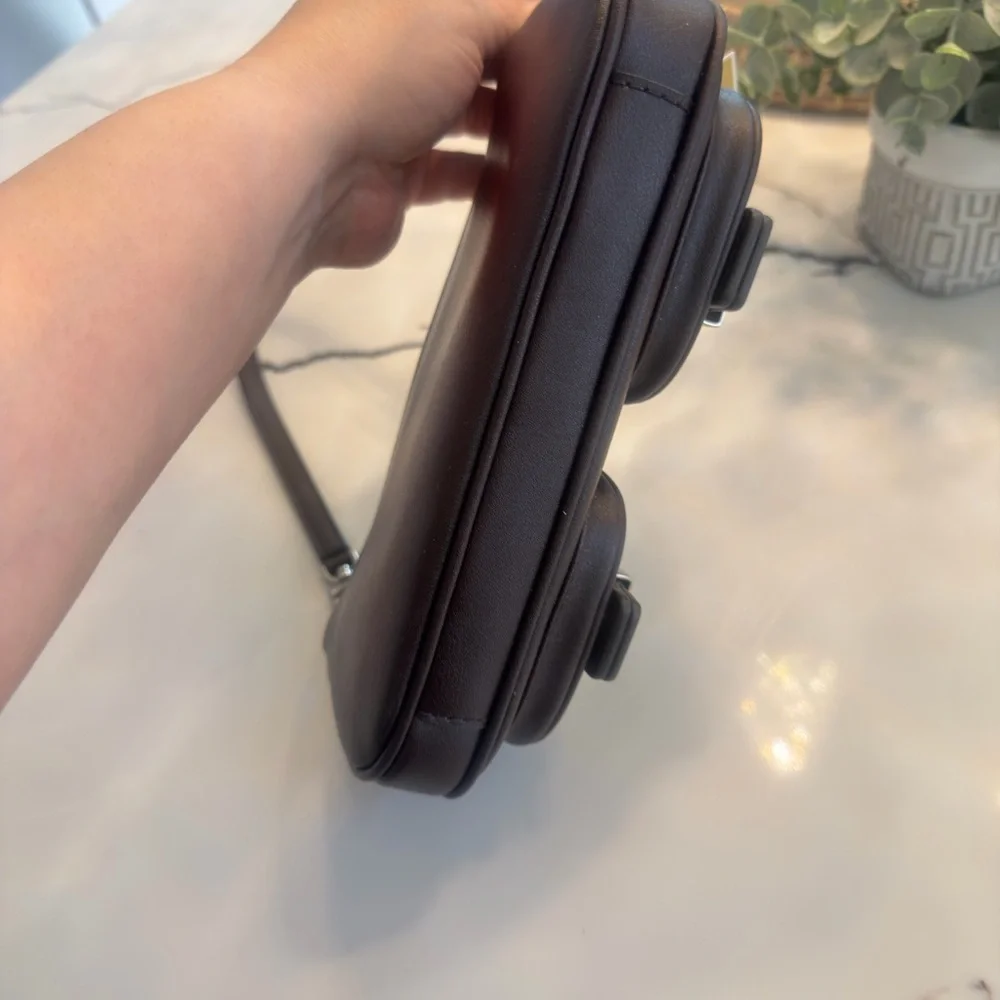 Michael Kors Burgundy Leather Women's Bag - Picture 15 of 16